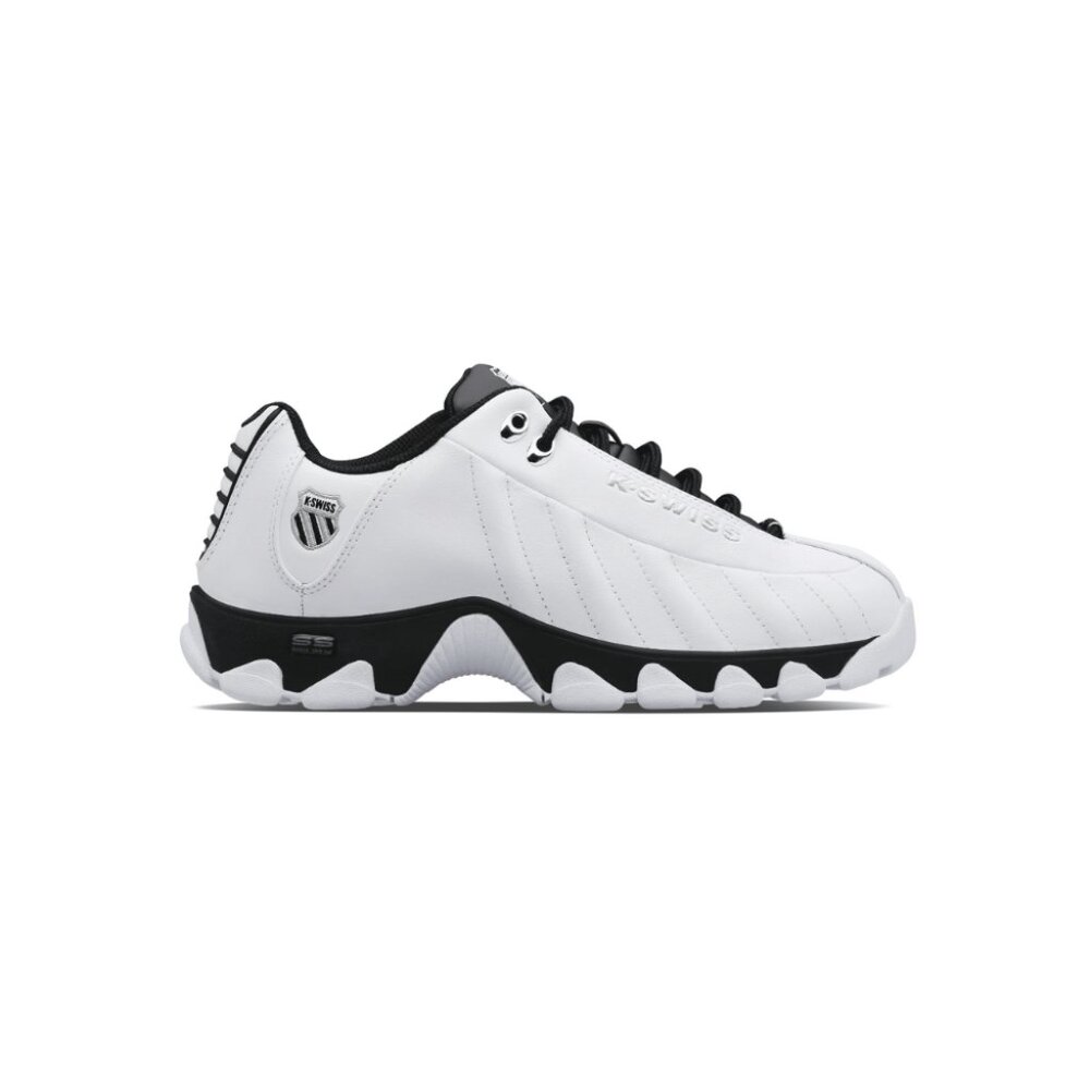 K-Swiss Men's ST329 CMF Leather Tennis Sneaker White/Black